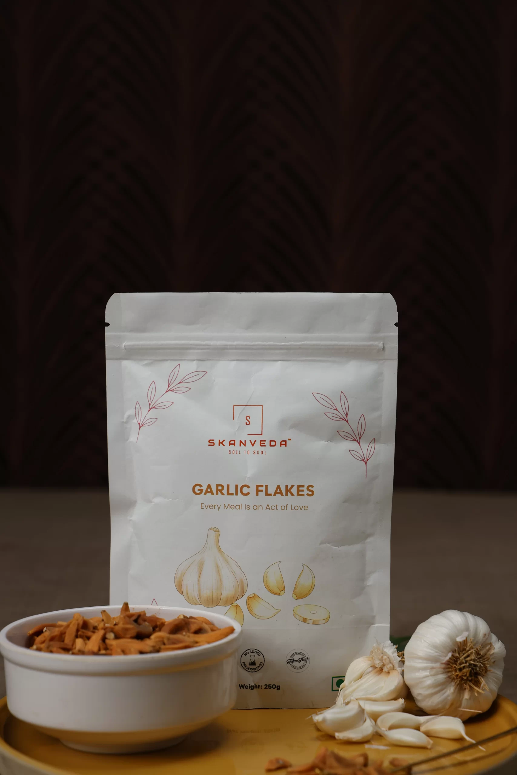 Garlic Flakes - Skanveda