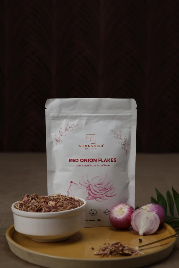 Skanveda - Dehydrated Red Onion Flakes