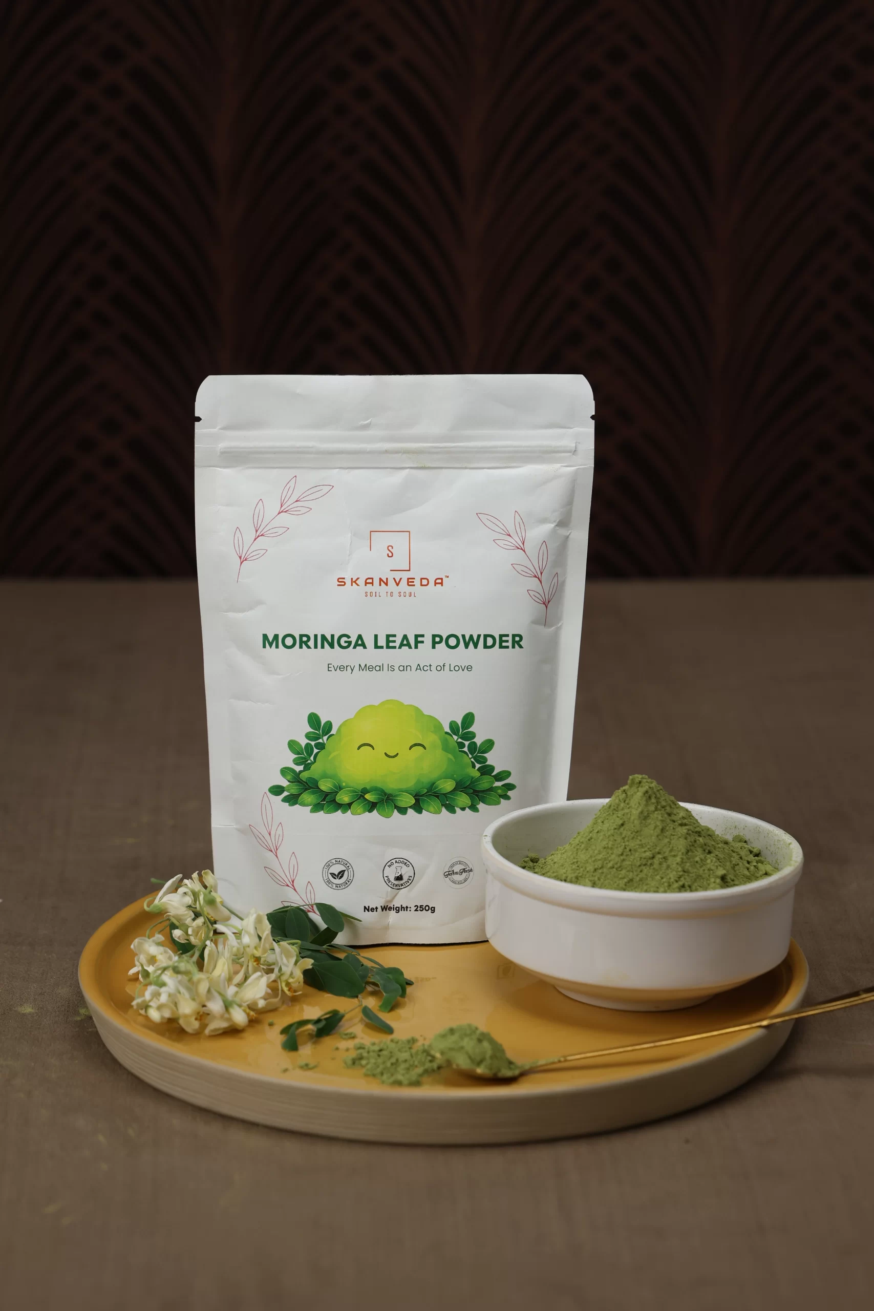 Dehydrated Moringa Powder - Skanveda