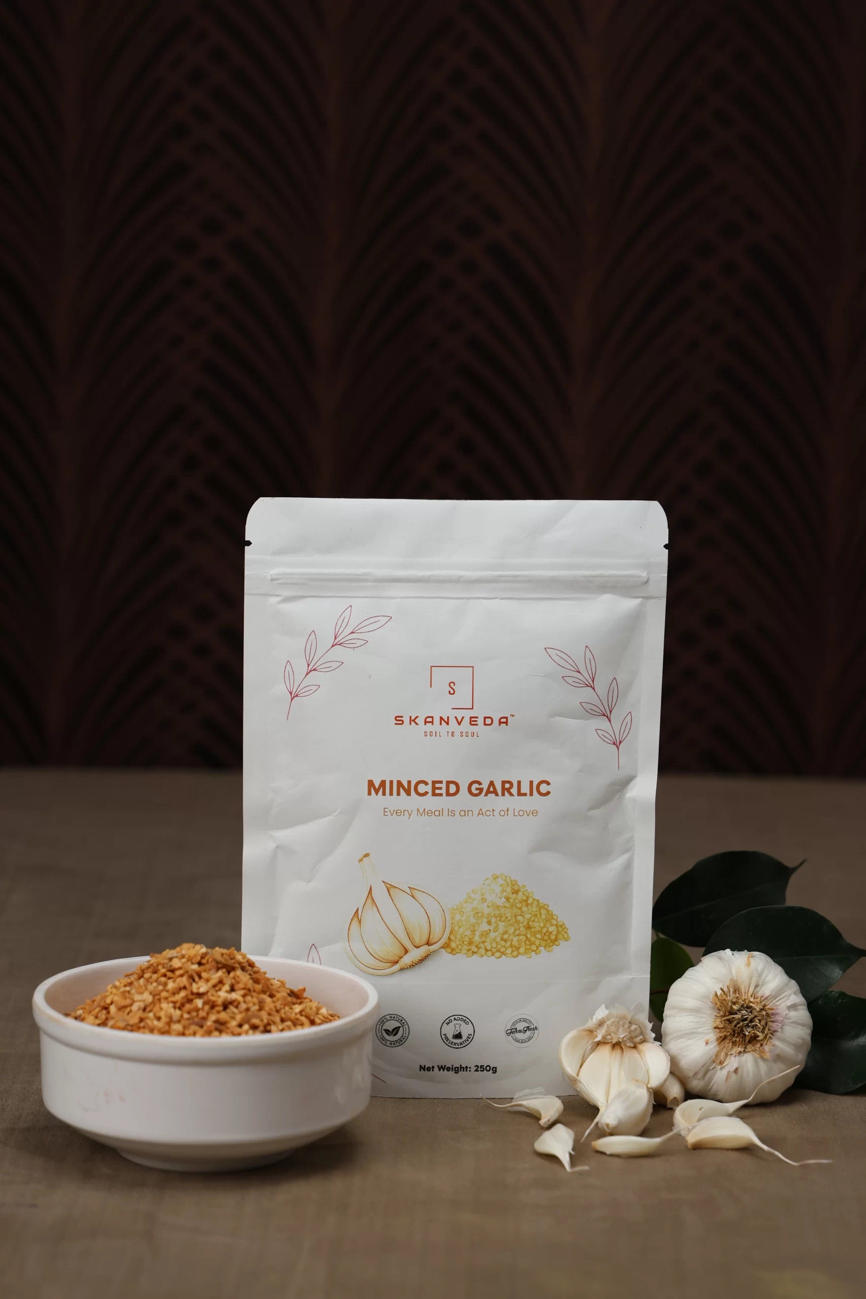 Skanveda - Minced Garlic
