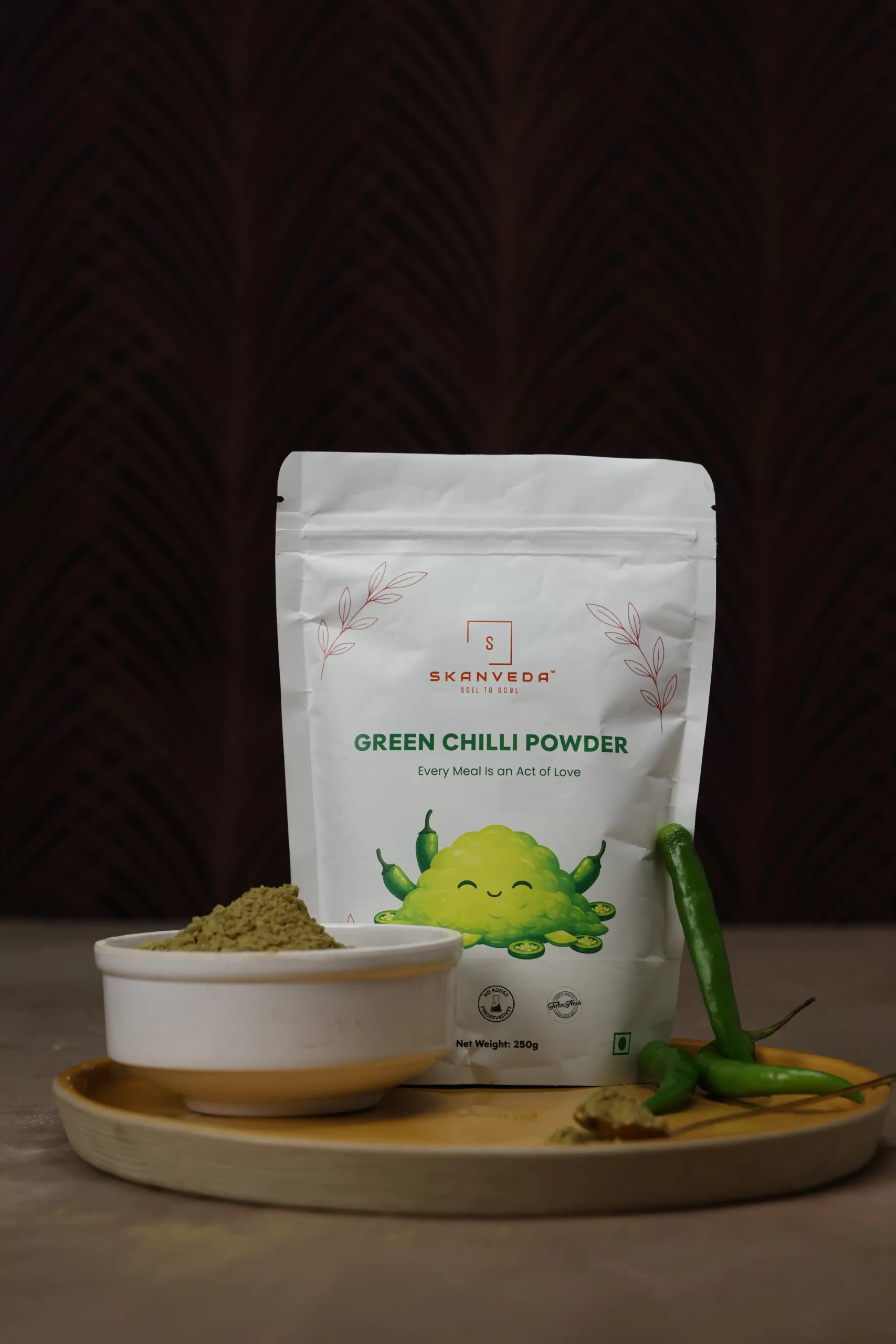 Dehydrated Green Chilli Powder - Image 3
