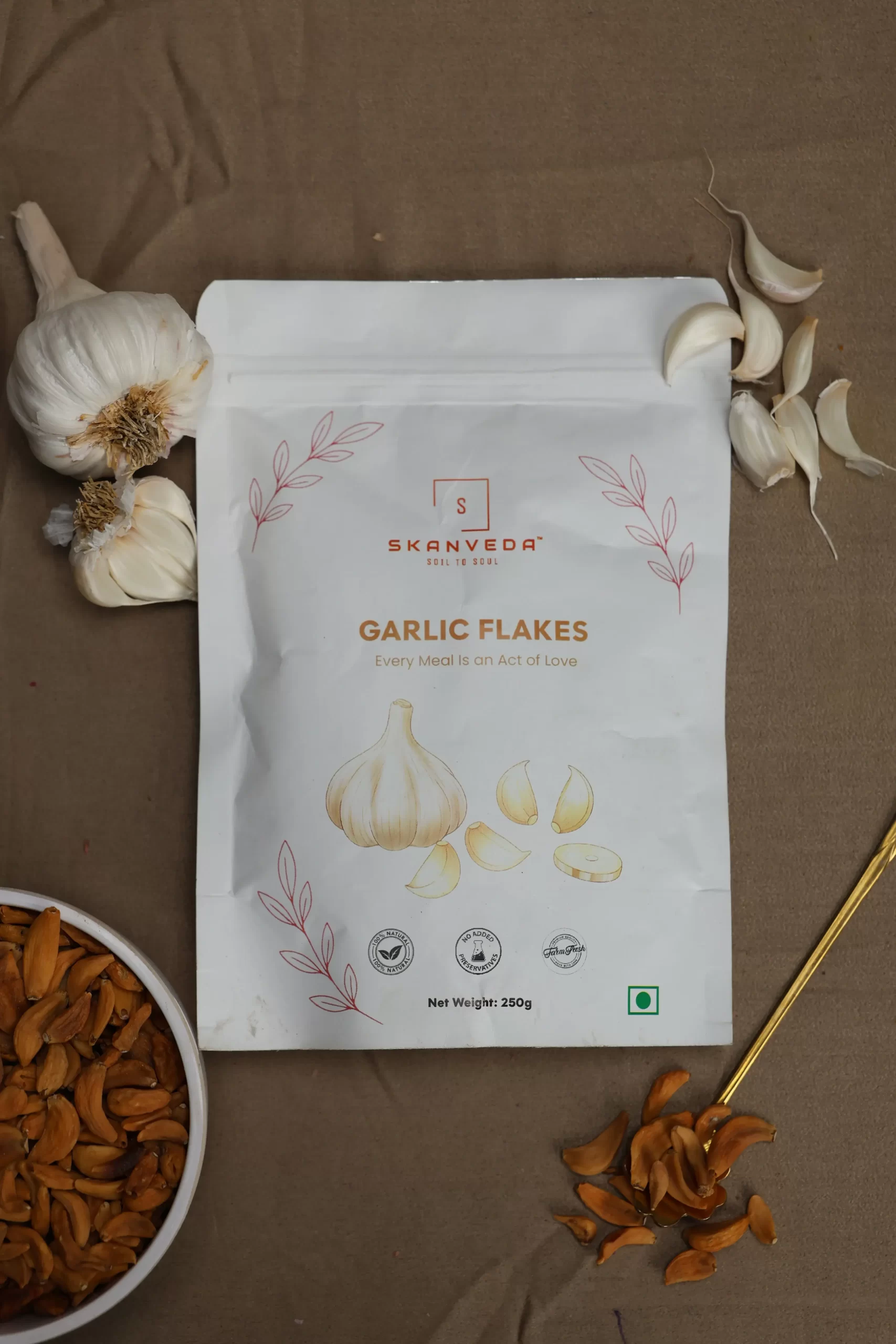 Dehydrated Garlic Flakes - Image 3