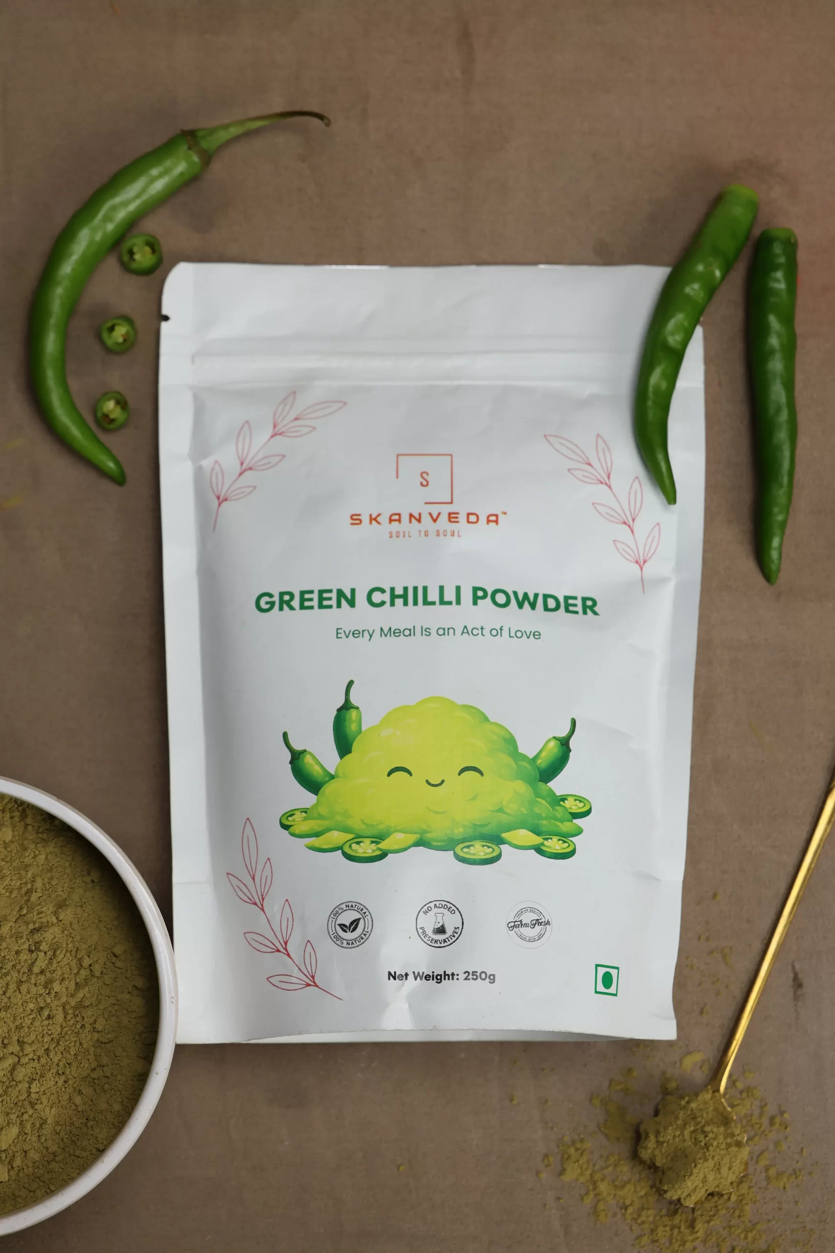 Dehydrated Green Chilli Powder - Image 4