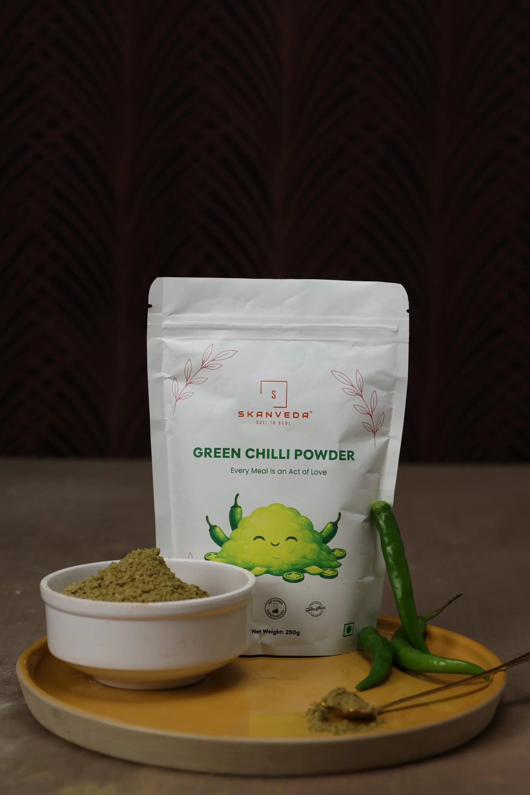 Dehydrated Green Chilli Powder - Image 2